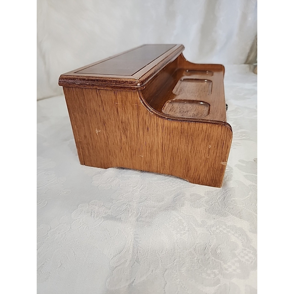 Solid Oak Men's Dresser Desk Valet Storage Decor 11" X 6.5" X 4.5" - Picture 8 of 15